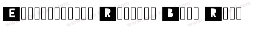 Ethnocentric Regular Bold Regular B字体转换